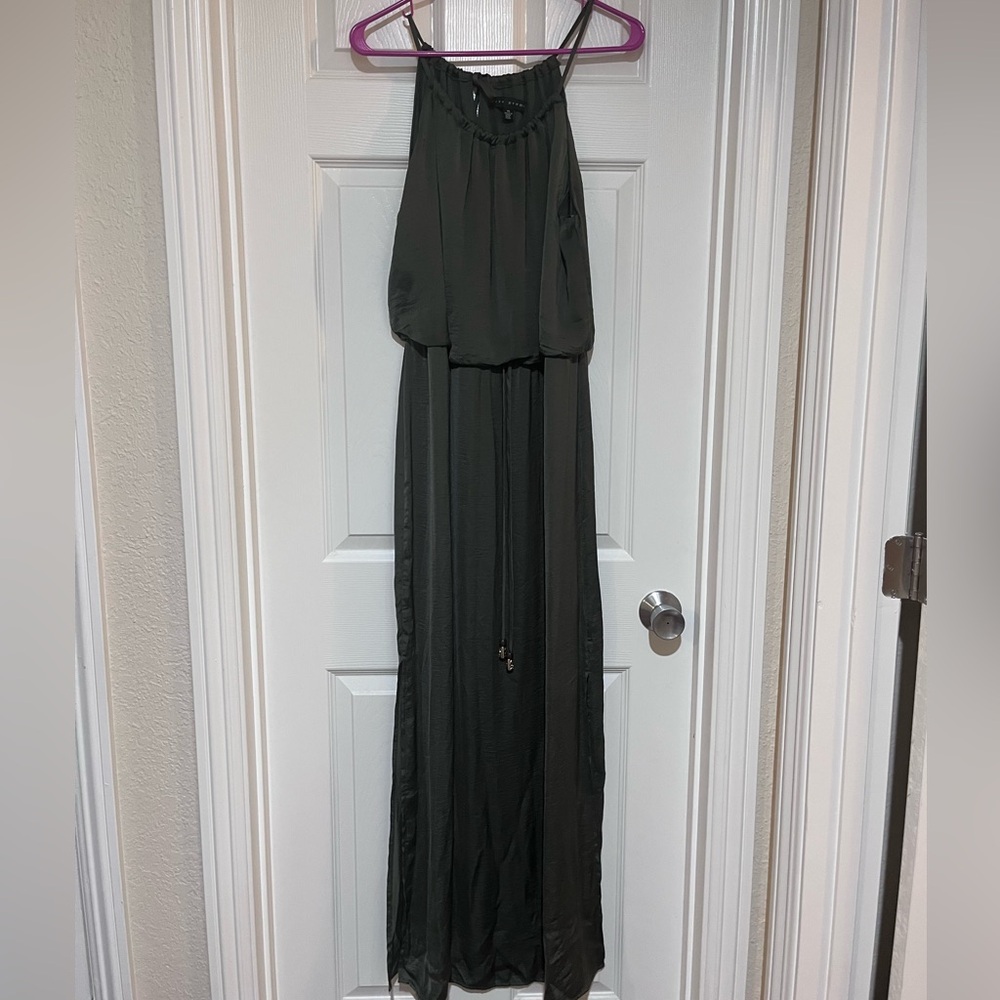 City Studio Dark Green Maxi Dress